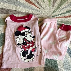 Disney Christmas Minnie Mouse Hanna Andersson Pajama Set